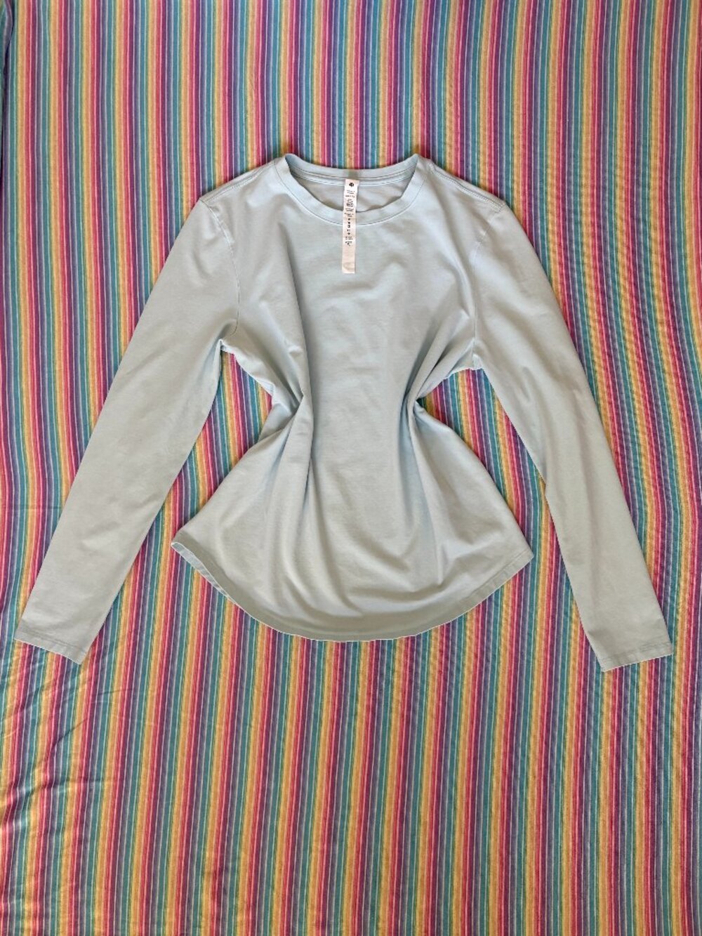 Lululemon Love Long Sleeve Shirt in Size 6 and Powder Blue Color 2023 Release